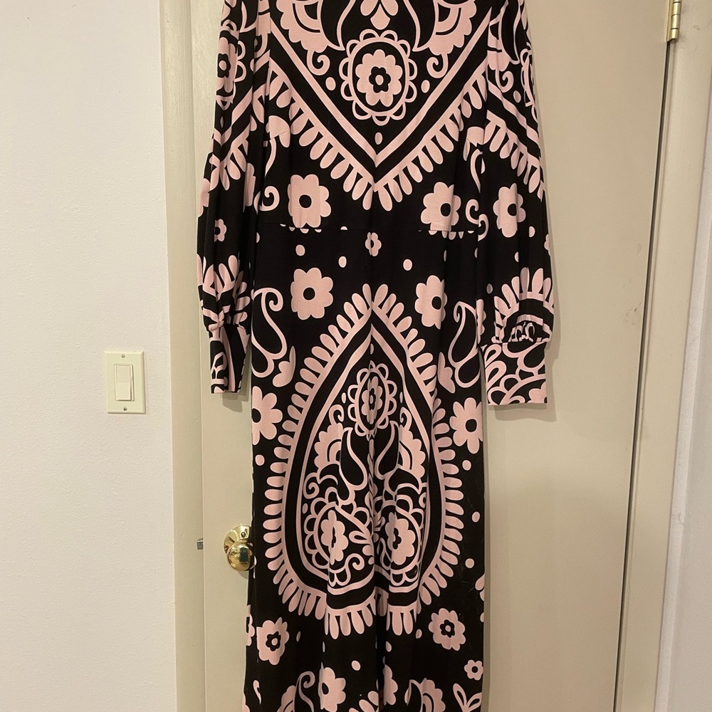 Boldly-patterned Boden dress
